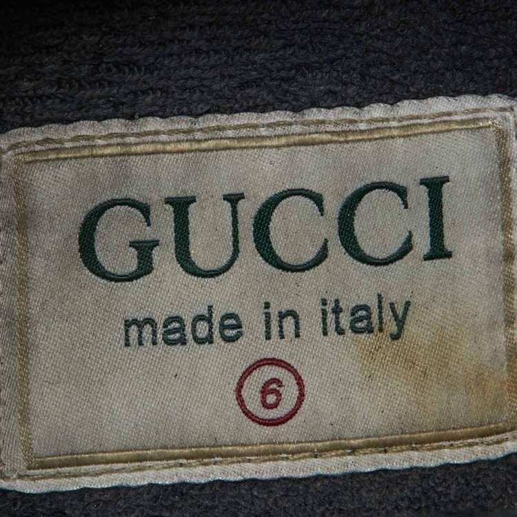Pre Owned Gucci Beige/Navy Blue GG Supreme Canvas Rhyton Sneakers Size 40