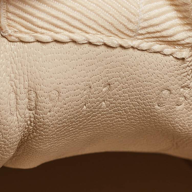 Pre Owned Gucci Cream Leather Mouth Print Rhyton Sneakers Size 45