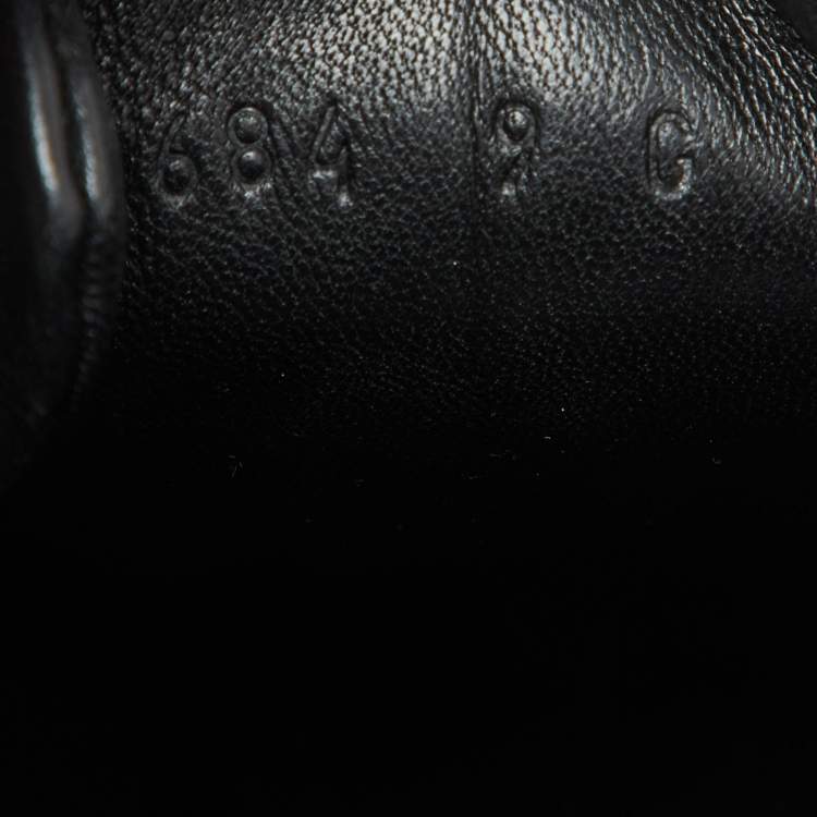 Pre Owned Gucci Metallic Silver Glitter Bambi Web Detail Studded Low Top Sneakers Size 43