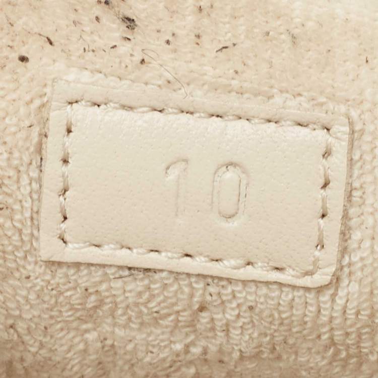 Pre Owned Gucci Beige/Brown GG Supreme Canvas Screener Sneakers Size 44