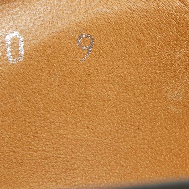 Pre Owned Gucci Black Leather Driver Loafers Size 43