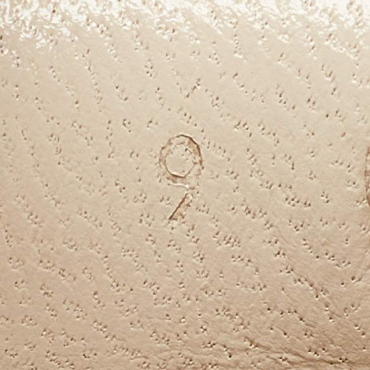 Pre Owned Gucci Cream Leather Rhyton Sneakers Size 43