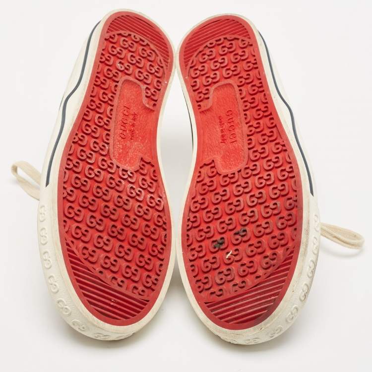 مملوكة مسبقًا Gucci Beige/Brown GG Canvas Tennis 1977 Sneakers Size 41