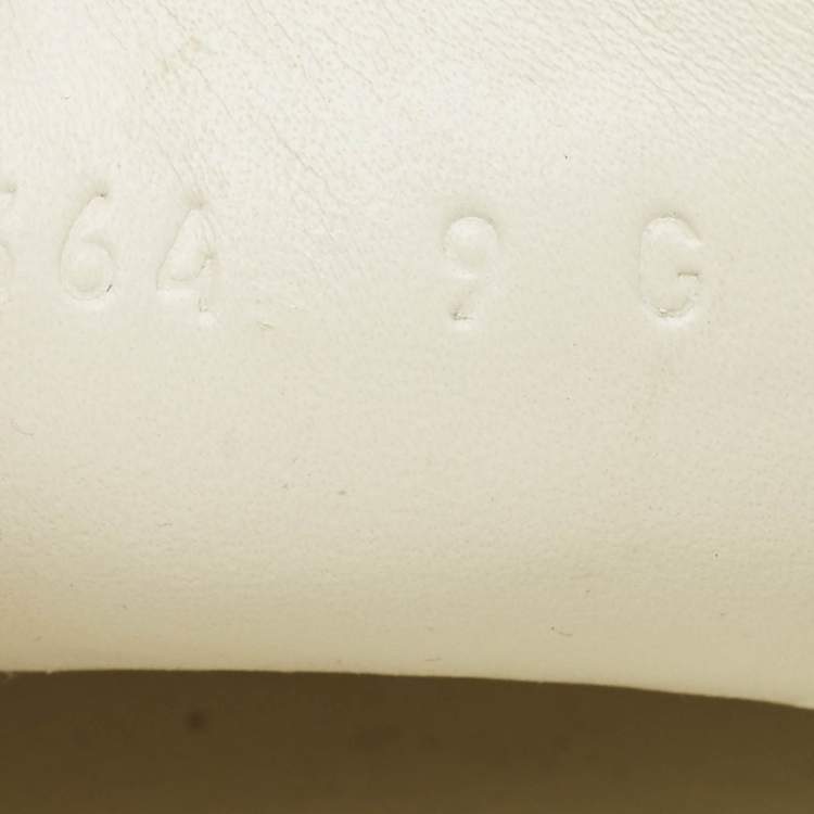 Pre Owned Gucci Black Guccissima Leather Slip On Sneakers Size 43