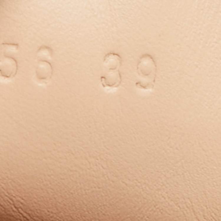 Pre Owned Gucci Black Leather Sylvie Ankle Length Boots Size 39