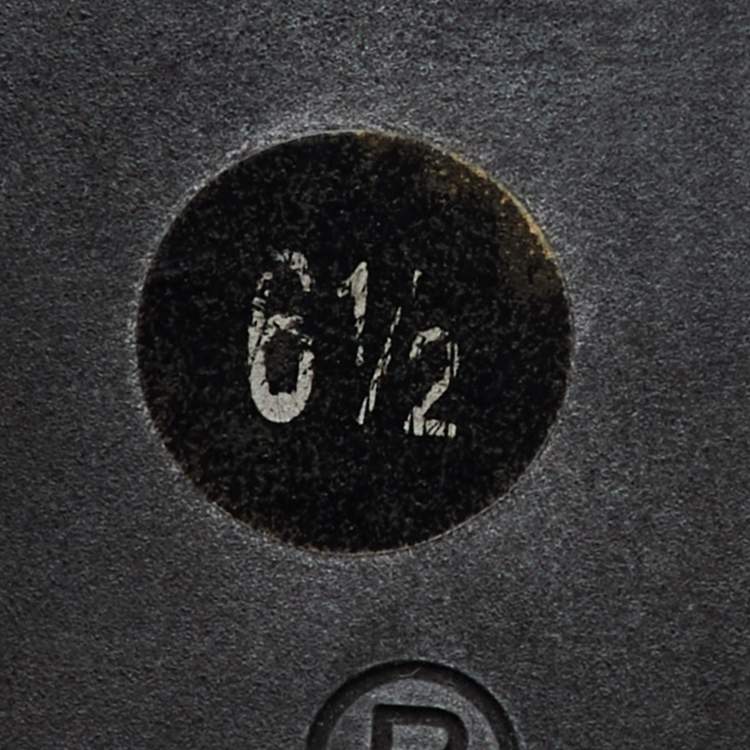 Pre Owned Gucci Black Leather Horsebit Embossed Slip On Loafers Size 40.5