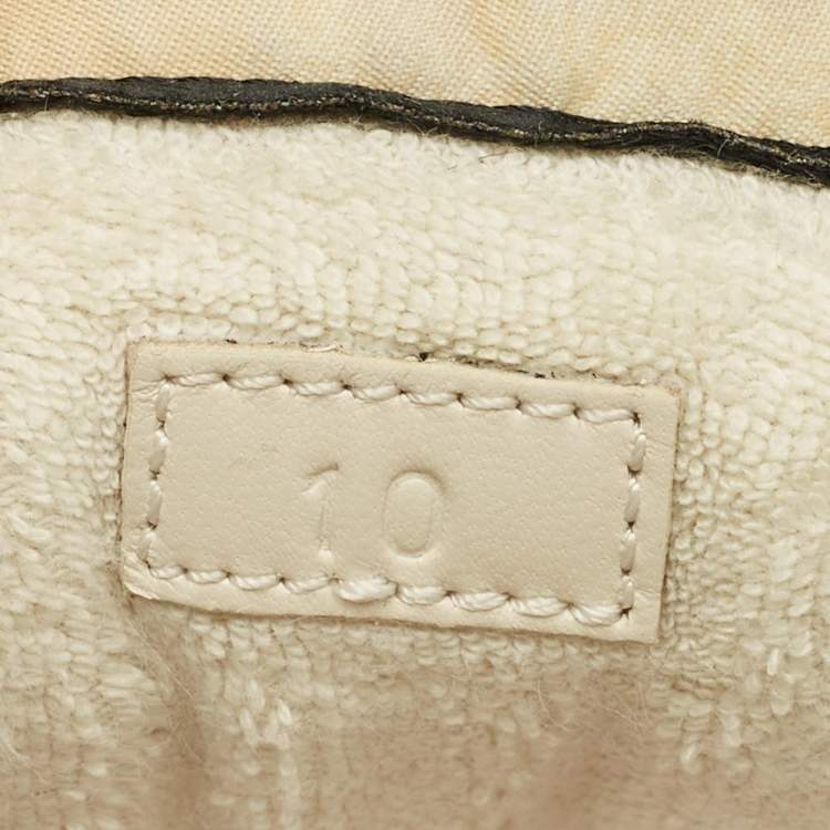 Pre Owned Gucci Black Canvas and Nubuck Leather Screener Lace Up Sneakers Size 44