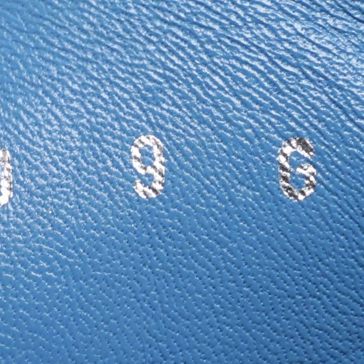 Pre Owned Gucci Blue Satin Crystal Embellished High Top Sneakers Size 43