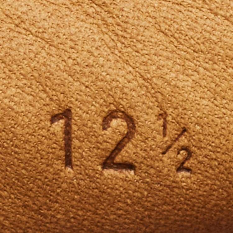 Pre Owned Gucci Black Leather Horsebit Web Detail Driver Loafers Size 46.5