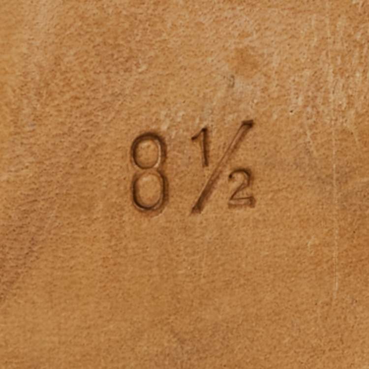 Pre Owned Gucci Princetown Size 42.5 Black Leather and Mink Fur Loafers