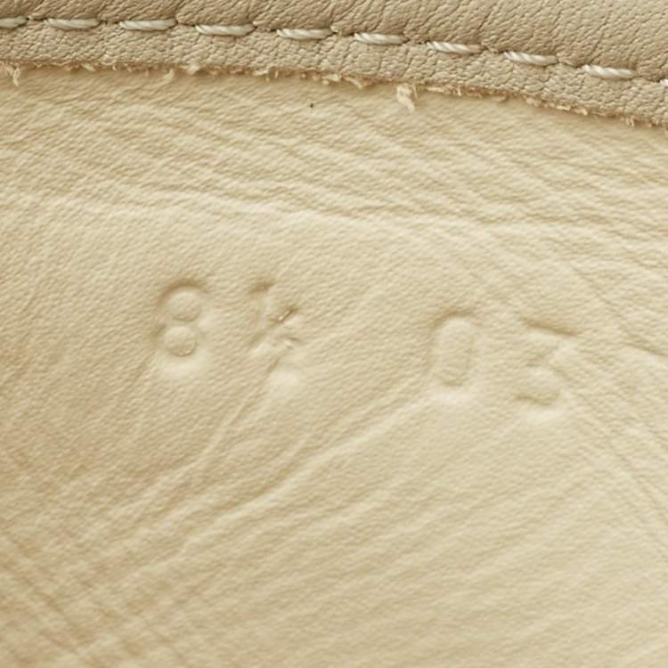 مملوكة مسبقًا Gucci Size 42.5 Beige GG Canvas and Leather High Top Sneakers