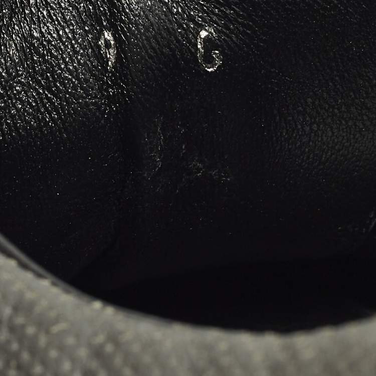 Pre Owned Gucci GG Web Size 43 Grey Leather Driver Low Top Sneakers