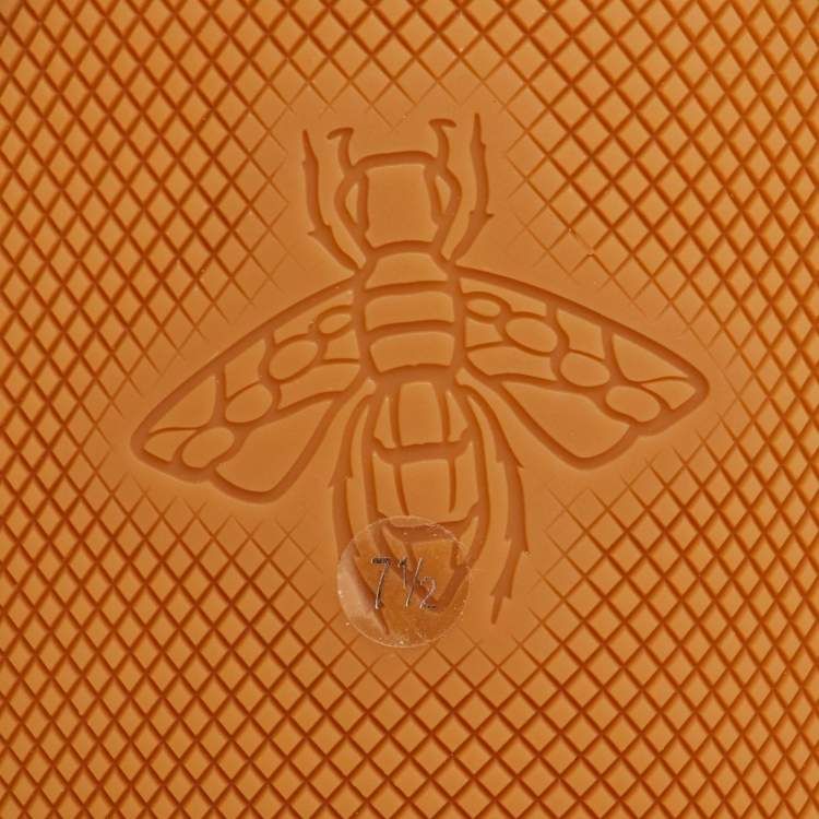 Pre Owned Gucci Screener Size 41.5 Brown GG Canvas and Nubuck Leather Lace Up Sneakers