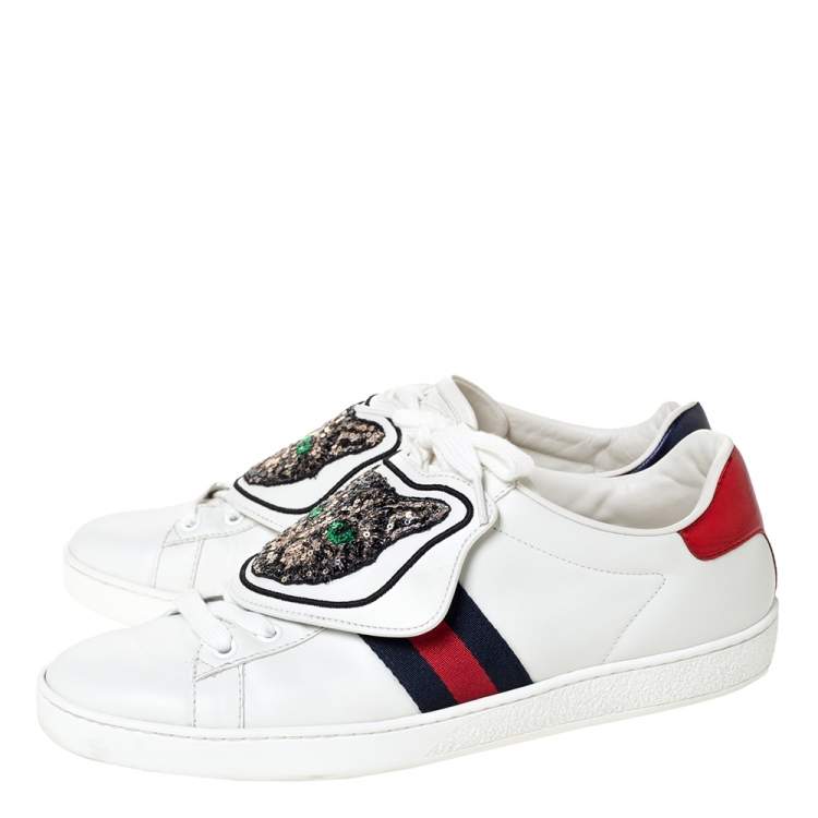 ace sneaker with removable patches