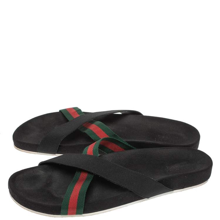 gucci cross sandals