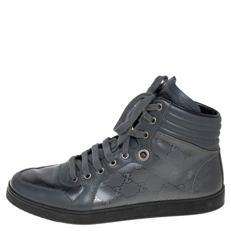 Gucci, Shoes, Gucci Imprime Hightop Sneaker Gg Leather