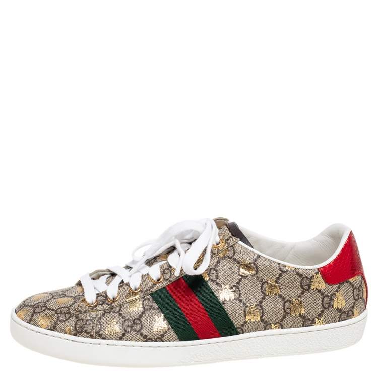 Gucci Women's Ace GG Supreme Sneaker with Bees