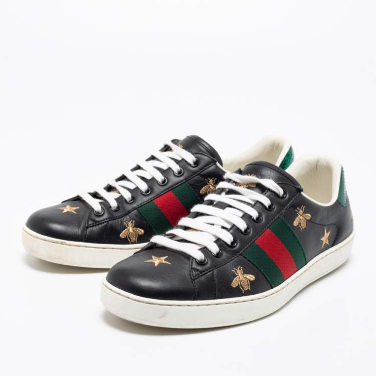 Leather Gucci Ace Bee Sneakers Black, Shoe Type: Rubber Sneaker Shoes at  best price in Surat