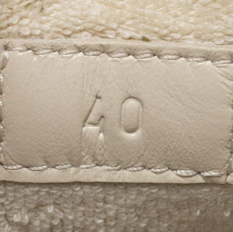 Pre Owned Gucci Multicolor Canvas And Leather Screener Sneakers Size 40