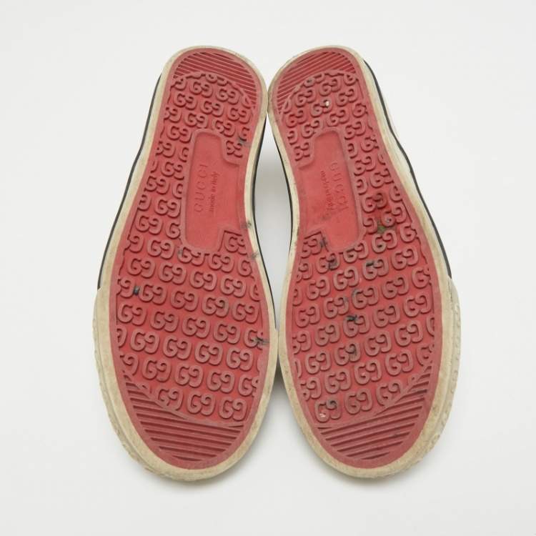 Pre Owned Gucci Brown GG Canvas Tennis 1977 Low Top Sneakers Size 43 