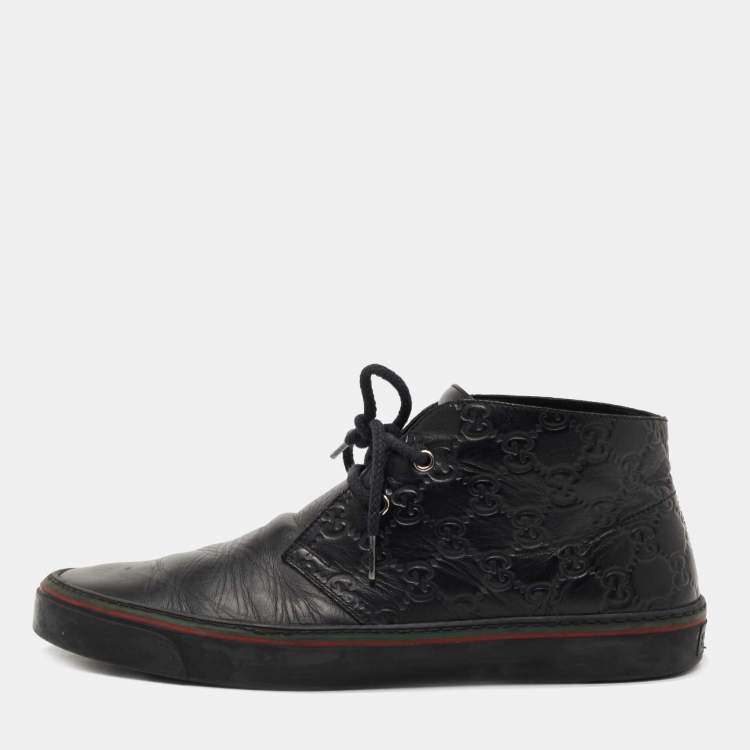 Gucci Web authentic High-Top Micro Guccissima