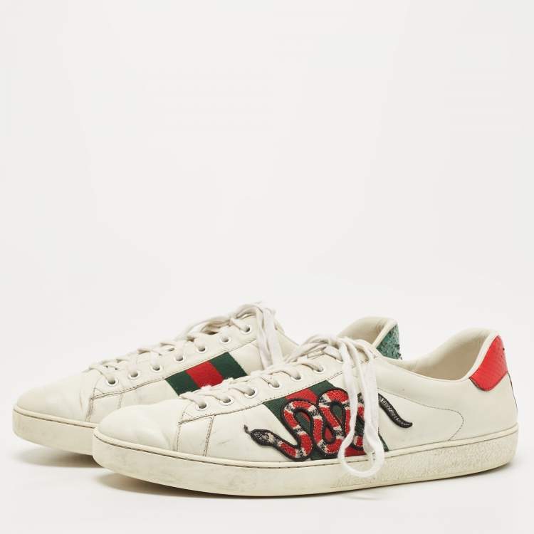 Gucci, Shoes, Gucci Mens Ace Embroidered Sneaker Snake
