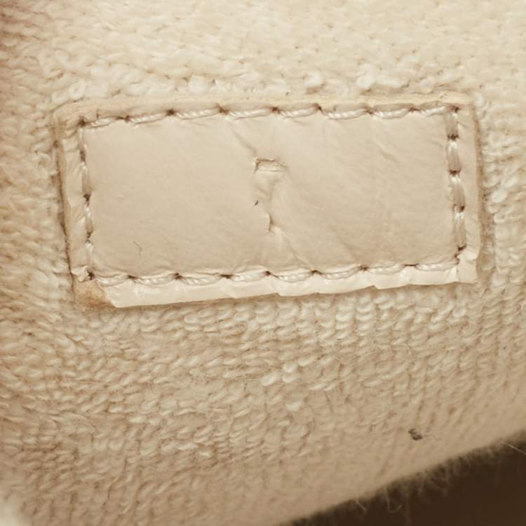 Pre Owned Gucci Cream Nubuck Leather Screener Low Top Sneakers Size 41