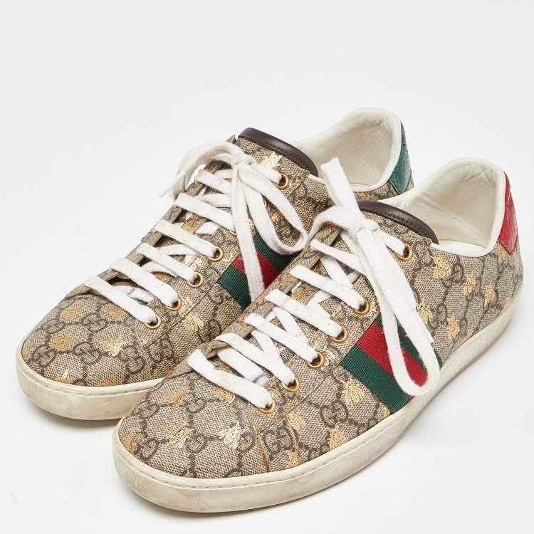 Buy Gucci Ace GG Supreme Bees Sneakers for Mens | Bloomingdale's Kuwait