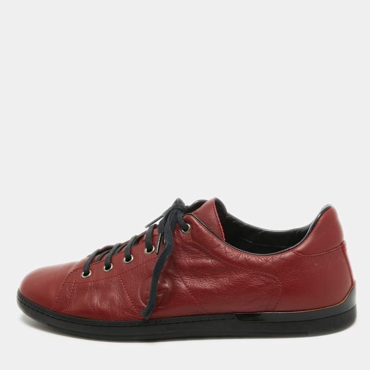 GUCCI Luxus Mens Shoes Sneakers Leather white-red-blue EU 43; UK 9; US 9,5  | eBay