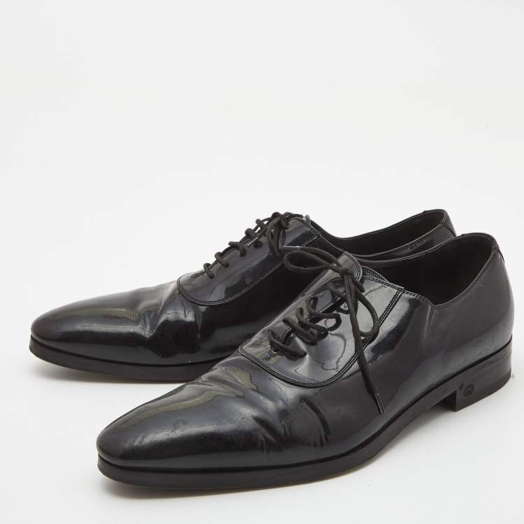 GUCCI Men's Black Leather Shoes Sz 43 1/3 E | eBay