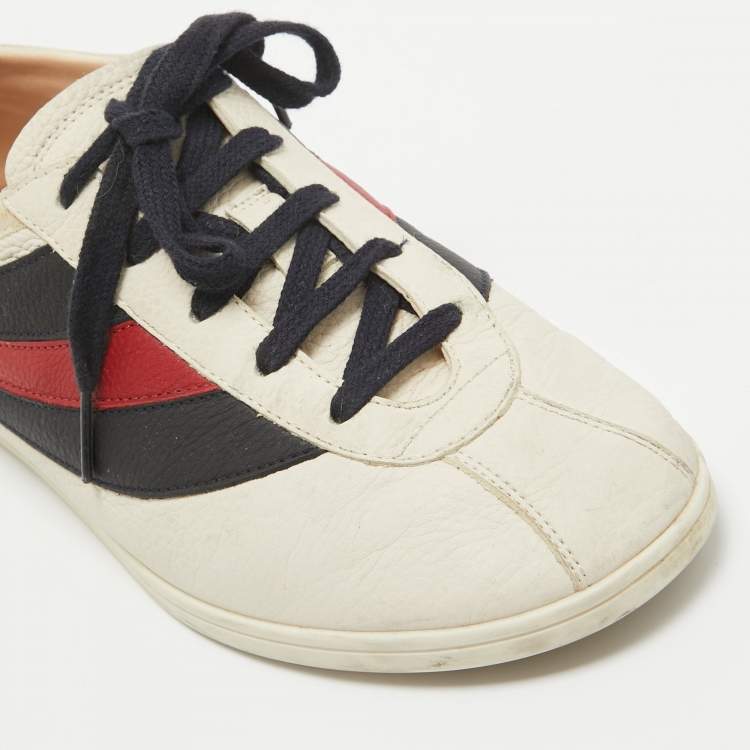 مملوكة مسبقًا Gucci Multicolor Leather Falacer Sneakers Size 39