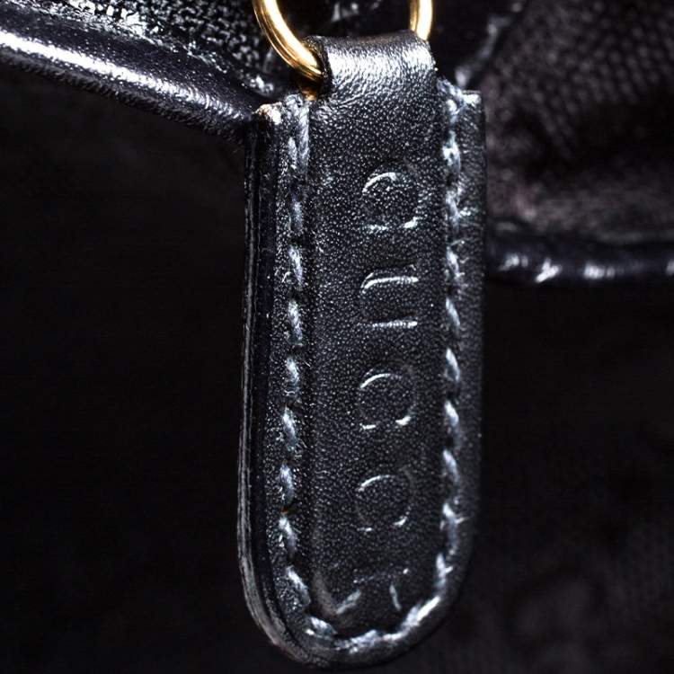 Pre Owned Gucci Black GG Canvas Large Garment Hanger Bag