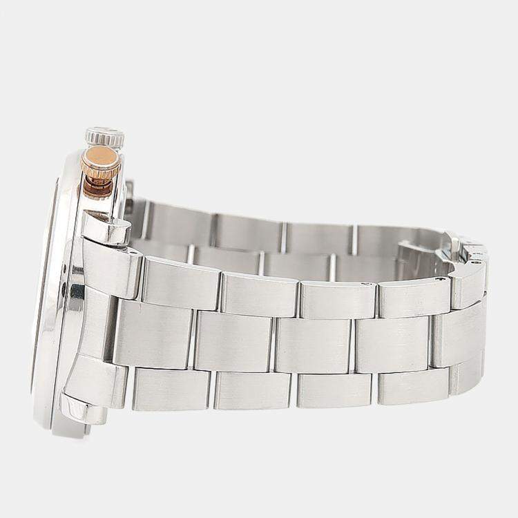 مملوكة مسبقًا Gucci G Chrono 101M Quartz White Stainless Steel Men's Wristwatch 44mm