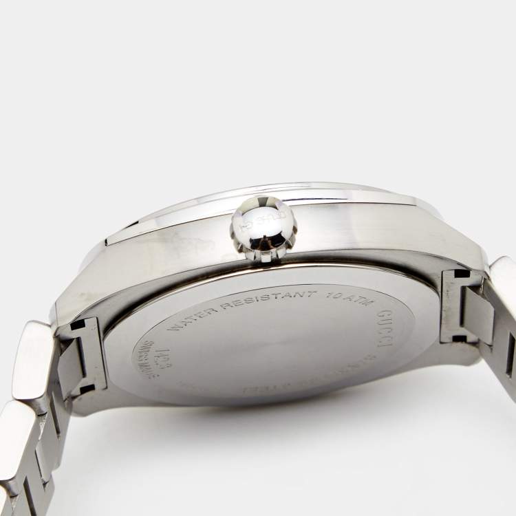 Pre Owned Gucci Blue Stainless Steel GG2570 Series YA142303 Men's Wristwatch 40 mm