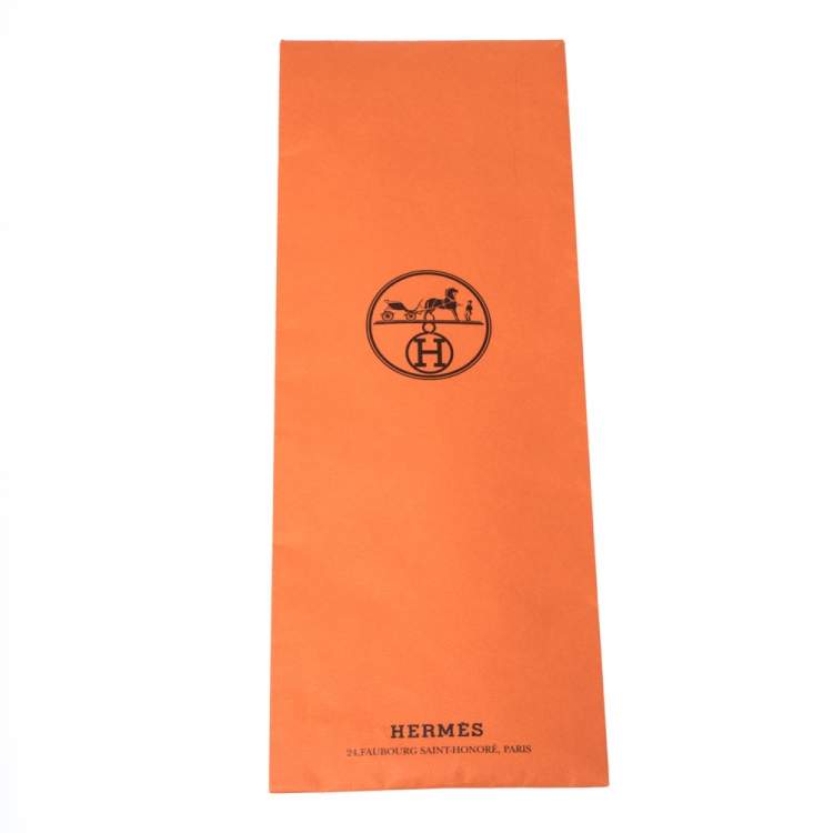 Pre Owned Hermès Bleu Ciel Faconnee H Silk Jacquard Tie