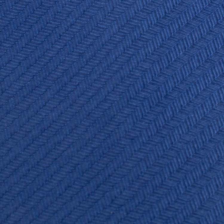 Pre Owned Hermes Blue Jean 7 Shinny Silk Tie 