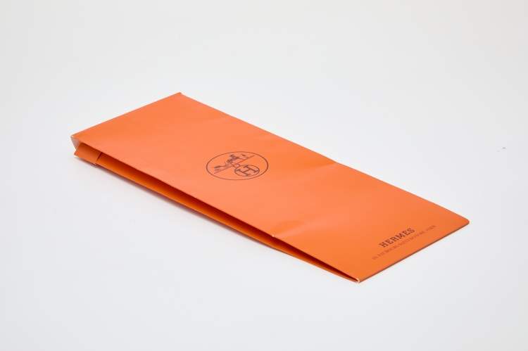 مملوكة مسبقًا Hermes Blue Faconne H Silk Jacquard Tie
