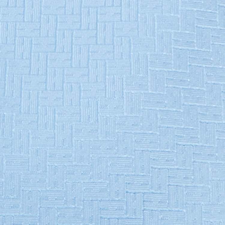مملوكة مسبقًا Hermes Blue Faconne H Silk Jacquard Tie