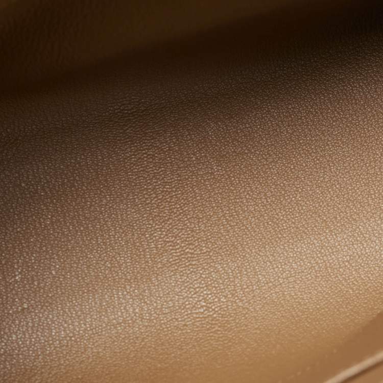Pre Owned Hermès Alezan Togo Leather Palladium Finish Kelly Messenger PM Bag