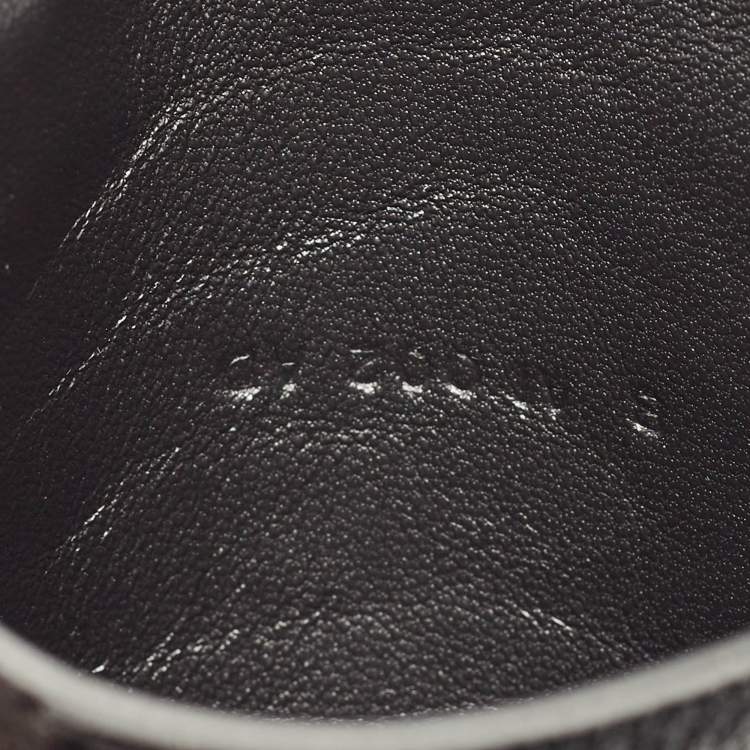 Pre Owned Hermès Noir Alligator Mississippiensis MC² Euclide Card Holder