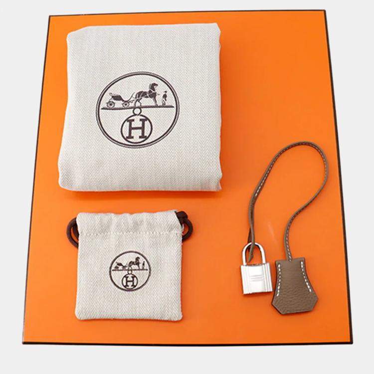 Pre Owned Hermes Hac a dos PM Etoupe Togo Leather Bag