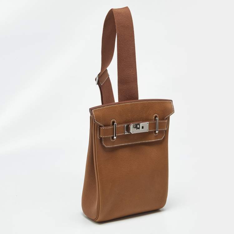 Pre Owned Hermès Fauve Barenia Faubourg Leather Hac A Dos PM Backpack