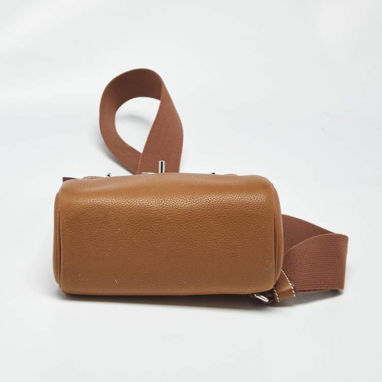 Pre Owned Hermès Fauve Barenia Faubourg Leather Hac A Dos PM Backpack
