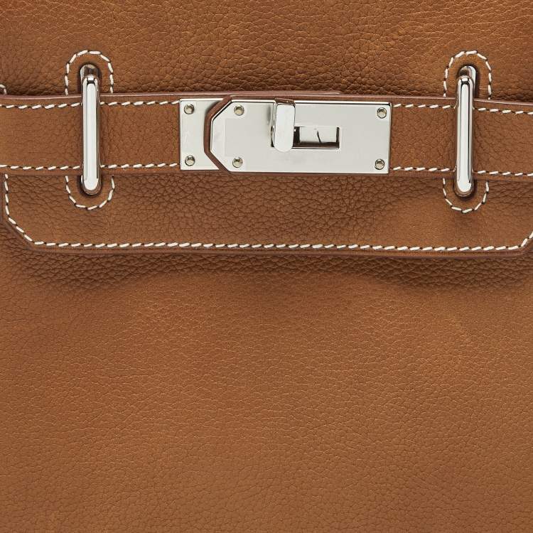 Pre Owned Hermès Fauve Barenia Faubourg Leather Hac A Dos PM Backpack
