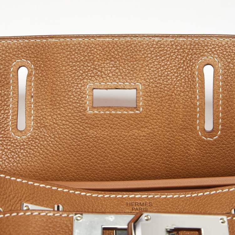 Pre Owned Hermès Fauve Barenia Faubourg Leather Hac A Dos PM Backpack