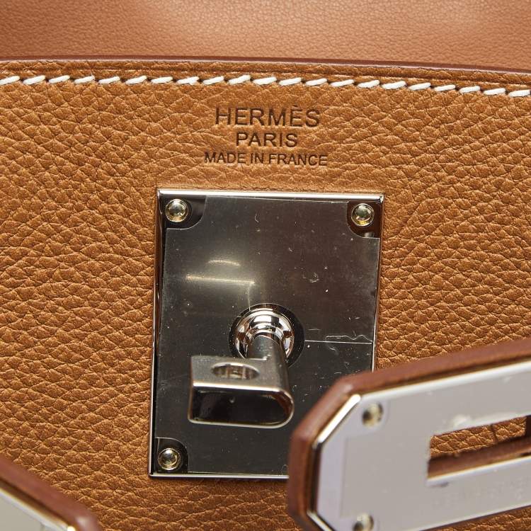 Pre Owned Hermès Fauve Barenia Faubourg Leather Hac A Dos PM Backpack