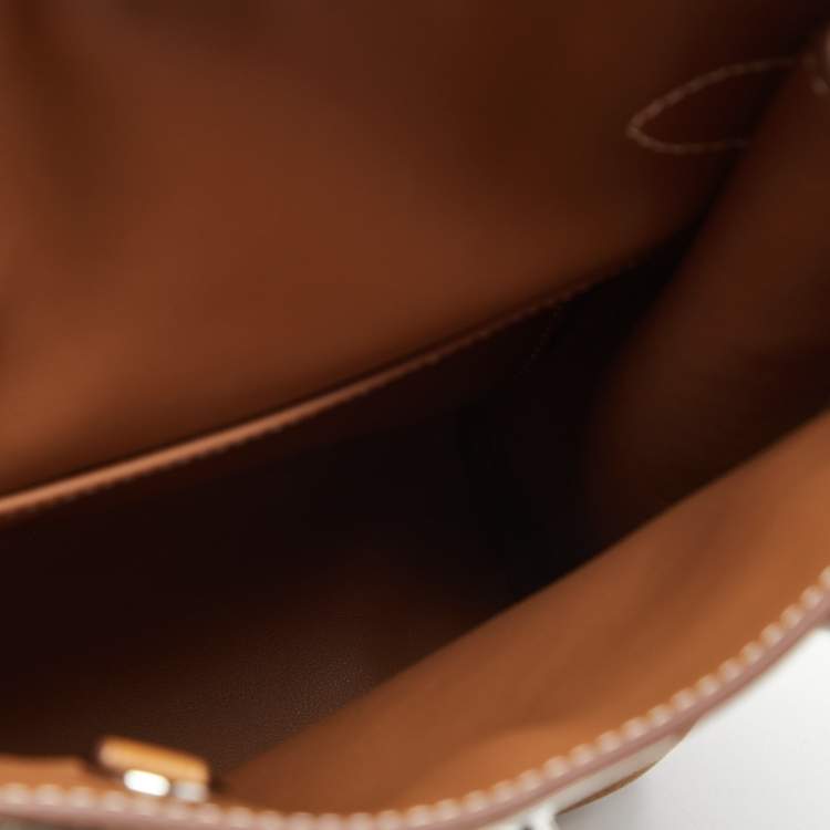 Pre Owned Hermès Fauve Barenia Faubourg Leather Hac A Dos PM Backpack