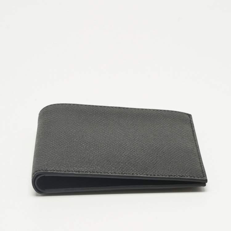 Pre Owned Hermès Black Black Madame Leather Citizen Twill Wallet