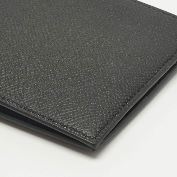 Pre Owned Hermès Black Black Madame Leather Citizen Twill Wallet