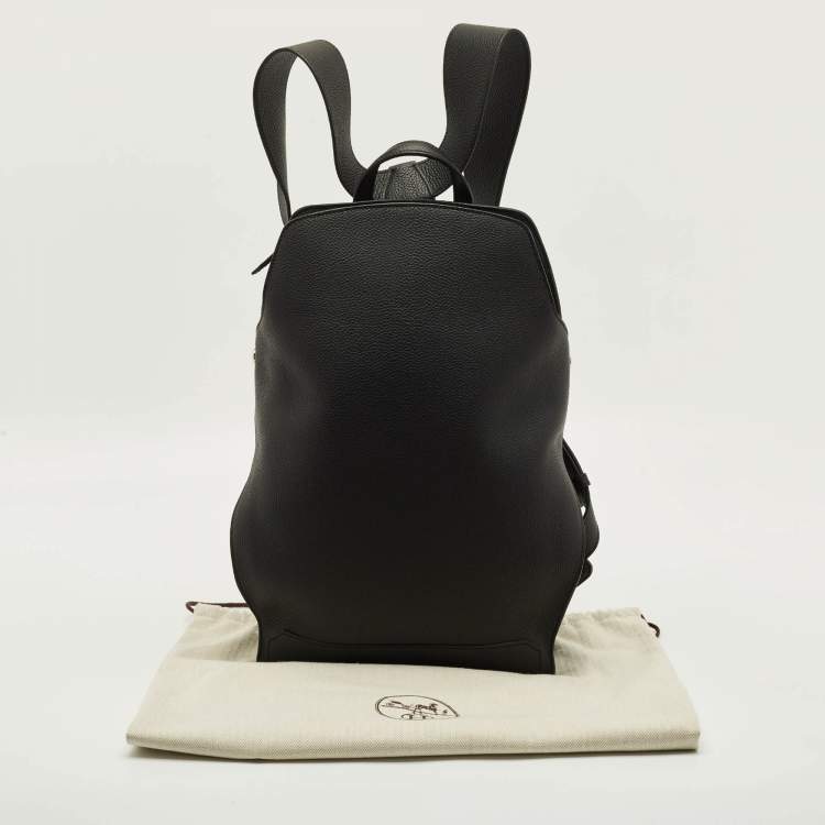 Pre Owned Hermès Cityback 27 Noir Togo Leather Backpack